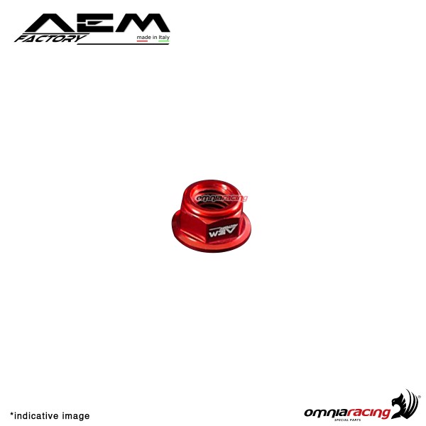 Dadi esagonali AEM M10 rosso lava