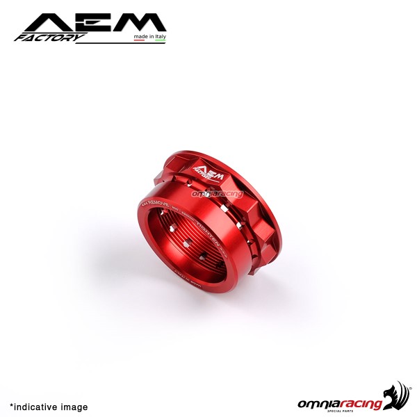 Dado AEM M55 rosso lava per Ducati Panigale V4/R/S
