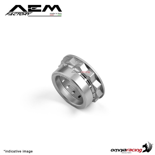 AEM M55 nut rodhium silver for Ducati Diavel 1200