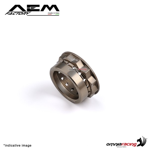 Dado AEM M55 grigio titanio per Ducati Panigale 1199/R/S