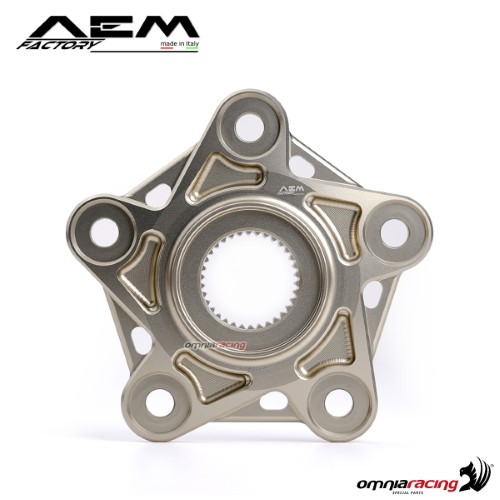 Flangia corona AEM grigio titanio per Ducati Hypermotard 796/950/950SP