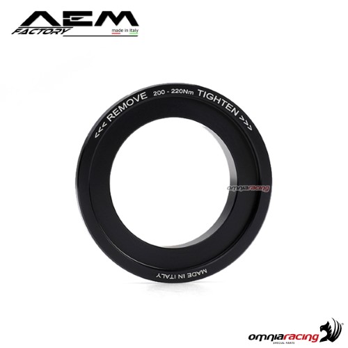 Cono ruota grande AEM nero carbon per Ducati Panigale V4/R/S