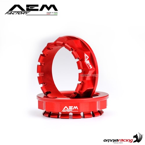 AEM M55 nuts kit lava red for Ducati Panigale V4/R/S