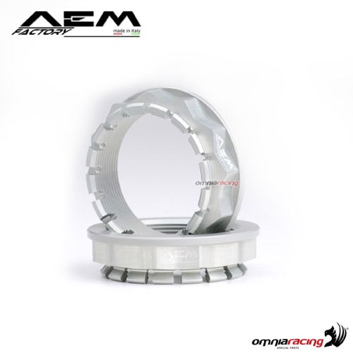 AEM M55 nut rodhium silver for Ducati Panigale 1199 Superleggera