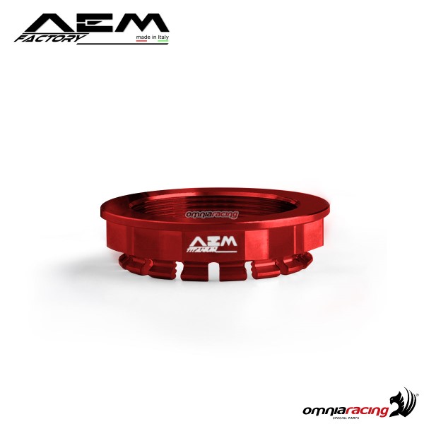 AEM M55 nut lava red for Ducati Panigale V4/R/S