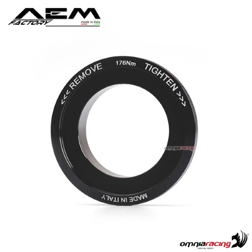 AEM wheel small cone carbon black for Ducati Hypermotard 1100 Evo/Evo SP