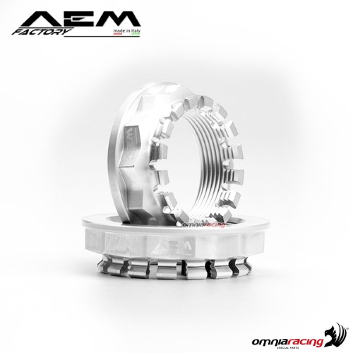 AEM M55 nuts rodhium silver for Ducati Monster S2R 1000