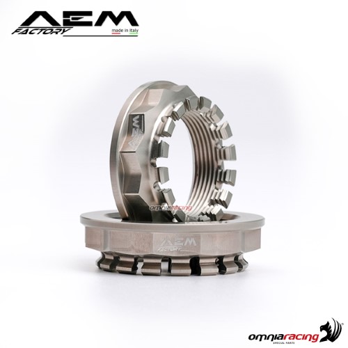 Dadi AEM M55 grigio titanio per Ducati Hypermotard 950/SP