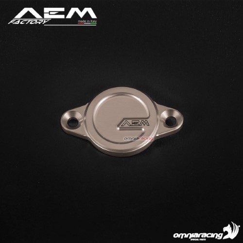AEM crankshaft inspection cover titanium grey for Ducati Monster 1100/S/Evo