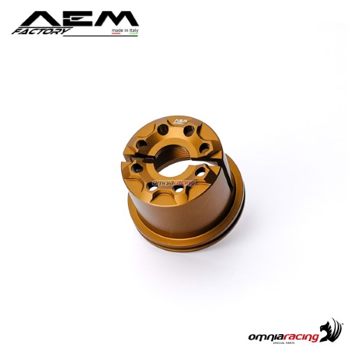 Ghiera AEM piastra sterzo bronzo racer per Ducati Multistrada 620/950