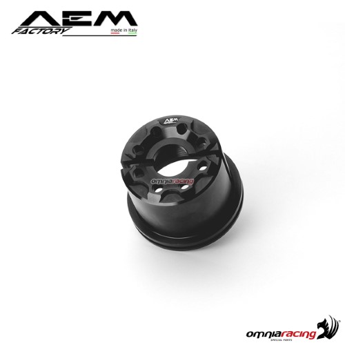 Ghiera AEM piastra sterzo nero carbon per Ducati Panigale V4/R/S