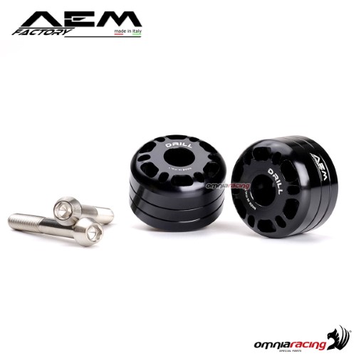 AEM expansion handlebar ends carbon black for Mv Agusta Dragster 800/RR