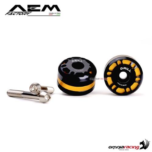 Terminali manubrio AEM montaggio ad espansione oro pepita per Mv Agusta F4 750/1000/1078