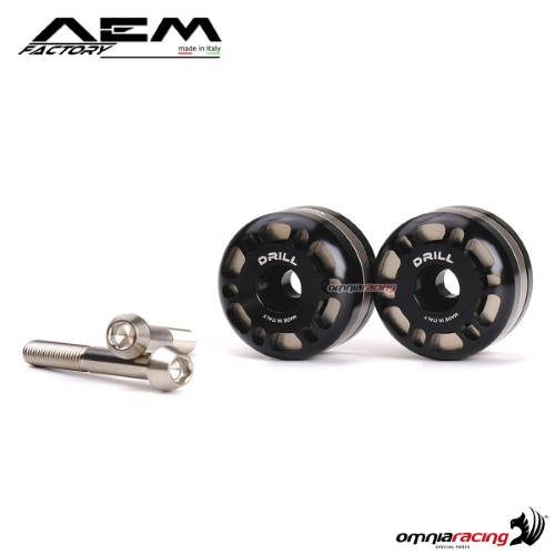 AEM expansion handlebar ends titanium grey for Mv Agusta Brutale 920/990