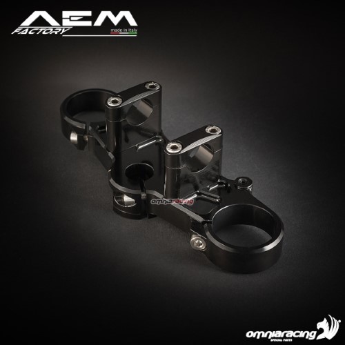 AEM high triple clamp kit for risers carbon black for Ducati Monster 900 2001>