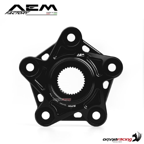 AEM sprocket flange carbon black for Ducati Streetfighter 848