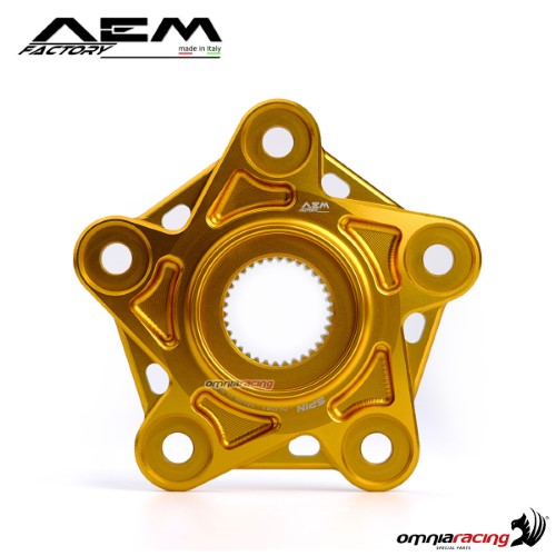 AEM sprocket flange pepita gold for Ducati 848