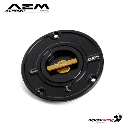 Tappo serbatoio AEM sgancio rapido bronzo racer per Ducati Streetfighter 1098/S