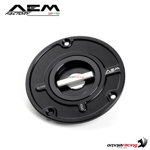 AEM quick release fuel tank cap rodhium silver for Ducati Panigale 1199/R/S