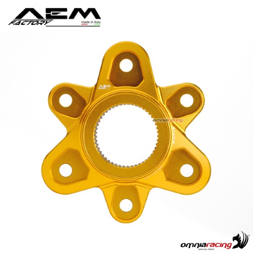 AEM sprocket flange pepita gold for Ducati 1098/1098R/1098S