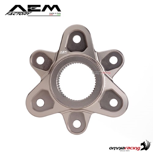 AEM sprocket flange titanium grey for Ducati Monster 1200/1200R/1200S