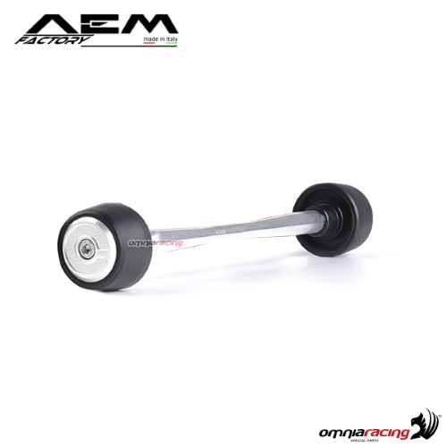 Sliders ruota anteriore AEM argento iridio per Ducati Panigale 1199/R/S