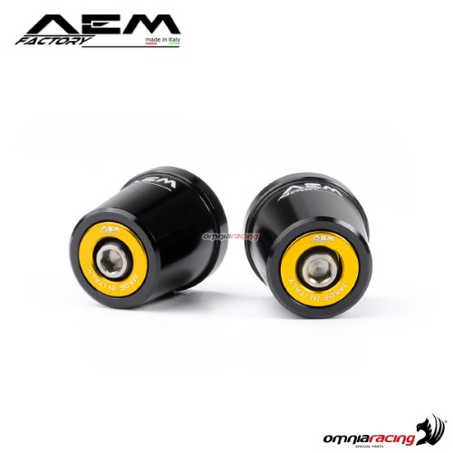 Terminali manubrio AEM montaggio ad espansione oro pepita per Mv Agusta F4 750/1000/1078