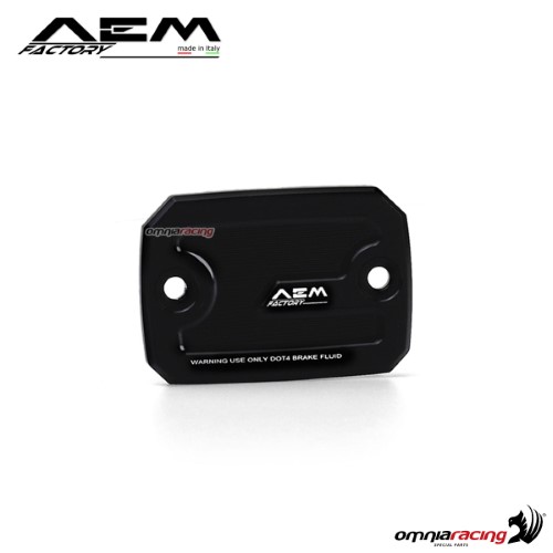AEM ergal brake oil reservoir rectangular cap carbon black for Ducati Scrambler 1100/Special