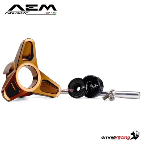 AEM rear wheel slider racer bronze for Ducati X-Diavel/S