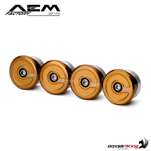 AEM ergal handlebar bar-end racer bronze for Ducati X-Diavel/S