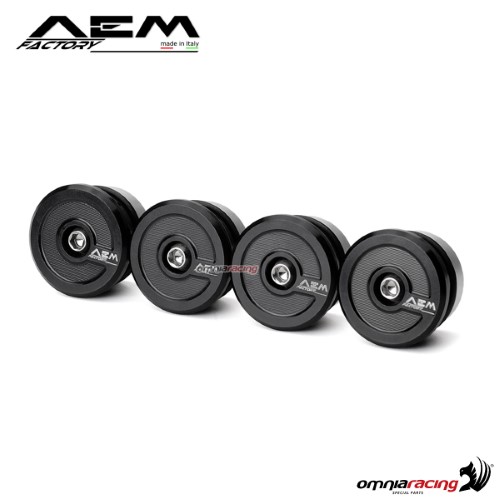 AEM ergal handlebar bar-end carbon black for Ducati X-Diavel/S