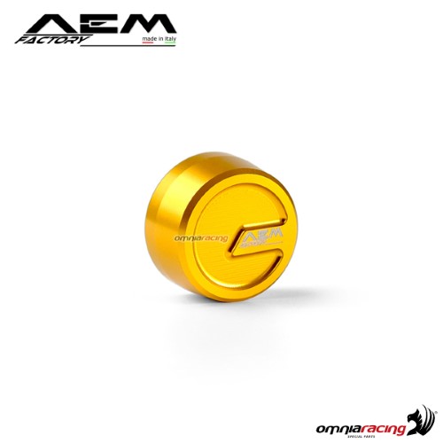 AEM radiator expansion tank cap pepita gold for Ducati Streetfighter 848