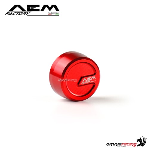 AEM radiator expansion tank cap lava red for Ducati Streetfighter 1098/S