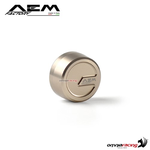 AEM radiator expansion tank cap titanium grey for Ducati Panigale V4/S