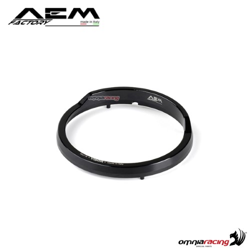 AEM anello in ergal per quadro strumenti nero carbon per Ducati Scrambler Full Throttle