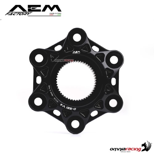 AEM sprocket flange carbon black for Ducati Panigale V4 tutte le versioni