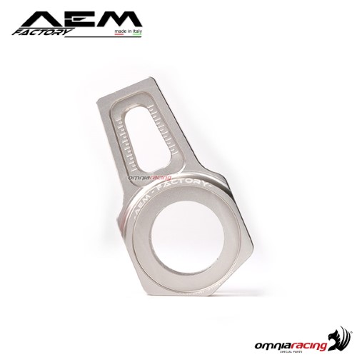 AEM ergal chain adjuster 30mm axle titanium grey for Ducati Monster 821