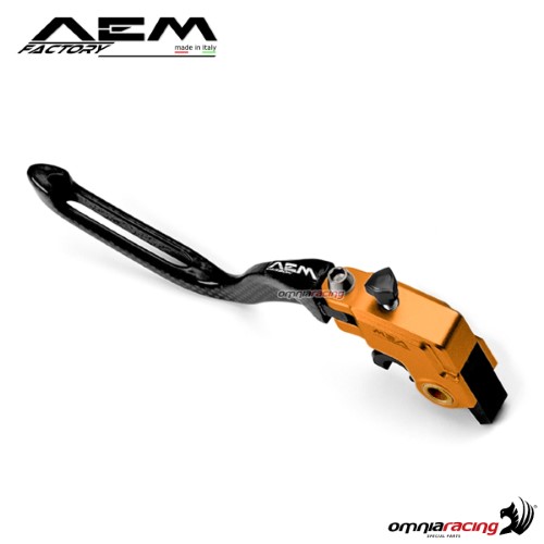 AEM carbon brake lever for Brembo OEM master cylinder bronze Ducati Multistrada 1200S Gran Turismo
