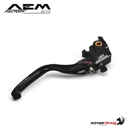 AEM aluminum brake lever for Brembo OEM master cylinder black Ducati Hypermotard 1100/S/Evo/Evo SP