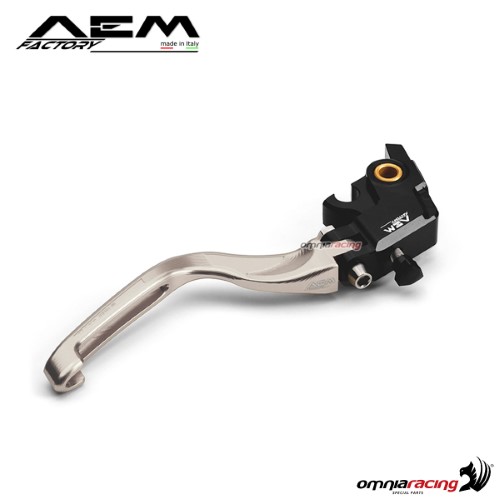AEM aluminum brake lever for Brembo OEM master cylinder grey Ducati Hypermotard 1100/S/Evo/Evo SP