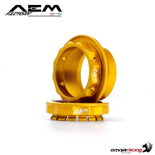 AEM M55 nuts pepita gold for Mv Agusta Dragster 800/RR