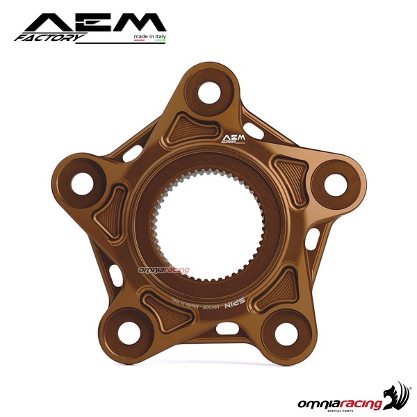 Flangia corona AEM bronzo racer per Mv Agusta F4 750/1000/1078