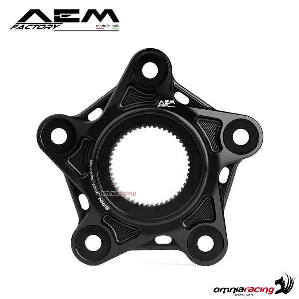 Flangia corona AEM nero carbon per Mv Agusta Brutale 750S