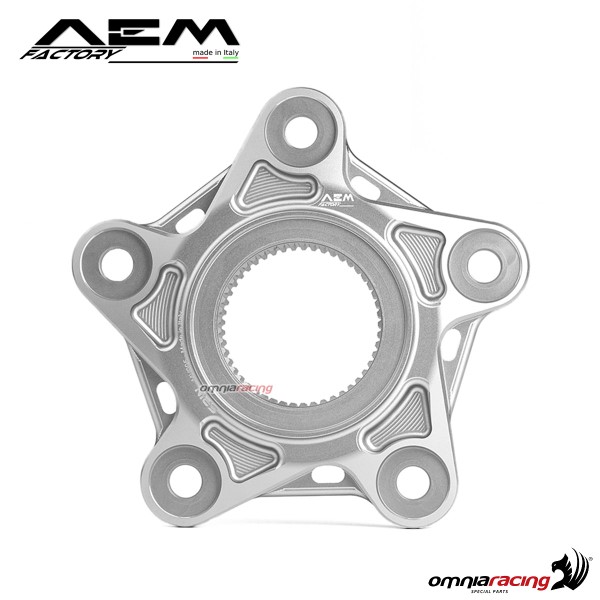 Flangia corona AEM argento iridio per Mv Agusta Brutale 750S