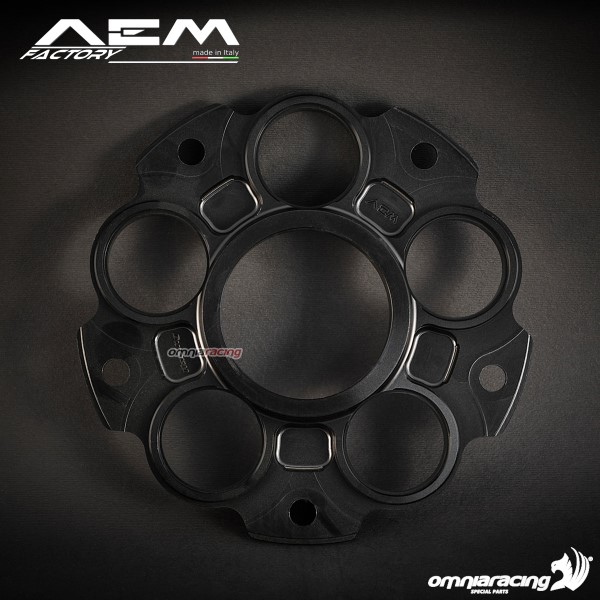 AEM sprocket carrier flange carbon black for Mv Agusta Dragster 800/RR 2018>2019