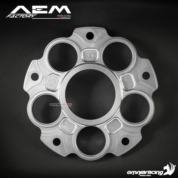 Portacorona AEM argento iridio per Mv Agusta F4 750/1000/1078