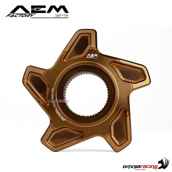 AEM sprocket flange racer bronze for Mv Agusta Brutale 1090R/RR/Corsa