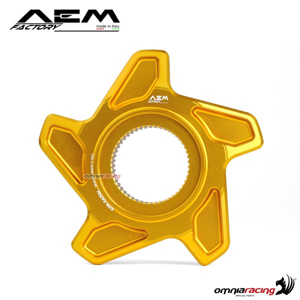AEM sprocket flange pepita gold for Mv Agusta Brutale 920/990