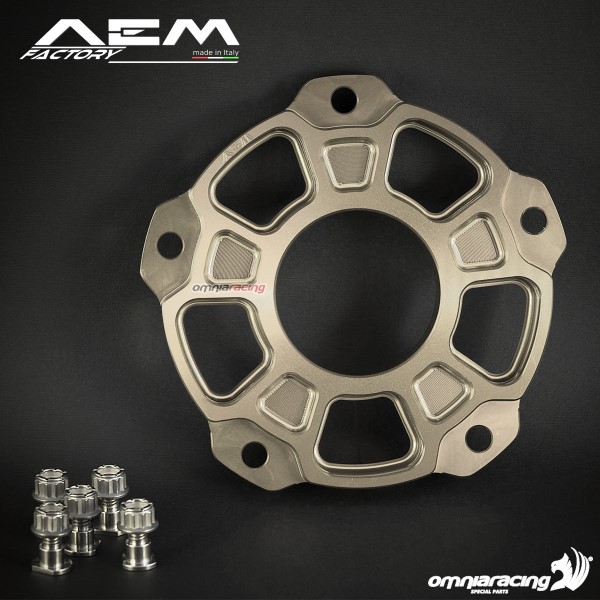 Portacorona AEM grigio titanio per Mv Agusta F4 1000S/RR 2010>2019