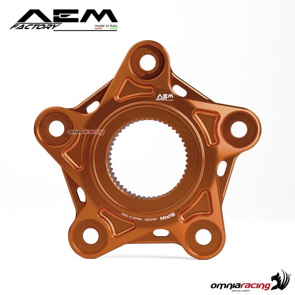 AEM sprocket flange racer bronze for Mv Agusta Brutale 675 2017>2019